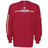 49ers Reebok Big Kids Youth Launch LS Sideline Tee