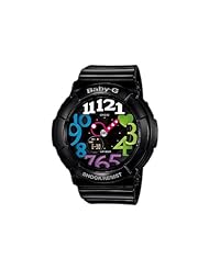 Casio Womens BGA-131-1B2CR Baby-G Analog Display Quartz Black Watch