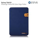 Galaxy Tab 8.9 Leather Case Masstige Leather Color Edge Folder series - Navy