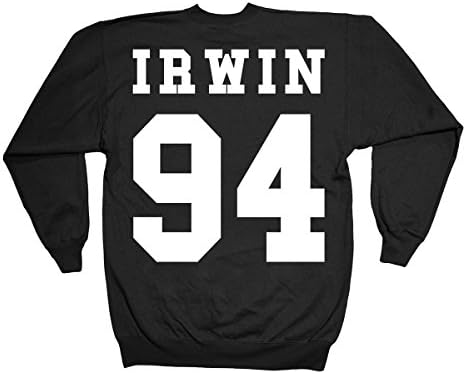 Minamo Ashton Irwin Double Print Sweatshirt Medium (42-44 inches) Black