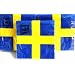 Servietten "schwedische Flagge" 33*33, 3-lagig, 20 St�ck