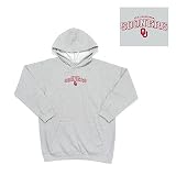 Oklahoma Sooners NCAA Youth JV Hooded Sweatshirt by Antigua (Heather Grey) (Large)