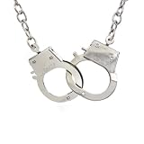 Criss Angel Inspired Jewelry - Large Handcuff Necklace - Silver