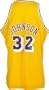 Magic Johnson Autographed Jersey | Details: Los Angeles Lakers, Gold, Mitchell & Ness
