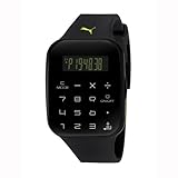 PUMA Unisex PU910531001 Calculus Black Digital Watch