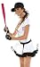 Fantasy League - Sexy Baseball Girl Costume (White;Large/X-Large)
