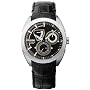 Police 'Portland Reserve' Gents Black Leather Strap And Black Dial Watch