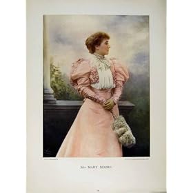 Madame de Mlle Mary Moore Theatre Actress du Portrait C1910