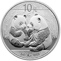 Chinese Panda Silver-dollar-sized Coins 16 Silver Coins a Pound of 2009 Silver Coins One Ounce and 1 1/4 Inch Each - One Pound of Panda Silver for Investment or Gifts
