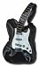 Gitarren Tasche Musik Handtasche NEU schwarz Club Trendy Bag Shopper vintage