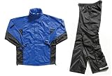 Amazon:携帯 ホンダ:アクティブ レインスーツ 軽量 コンパクト収納 ブルー 0SYEX-M42 / カラー:ブルー / サイズ:M