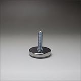 e-kanamono DSPポール脚用 アジャスター 60mm クロームメッキ(樹脂底)