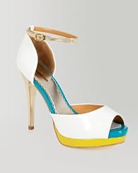 Kiara Patent Colorblock Sandal