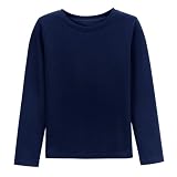 Girls' Cherokee Long-Sleeve Ultimate Tee - Navy