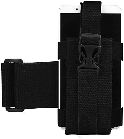 Vivinature Universal Phone Armband Multifunction Arm Wrist Shoulder Bag Adjustable Sports Gym Running Armband Running Phone Holder (Black)