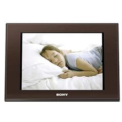 Sony DPF-D80 Digitaler Bilderrahmen (8" Display, 256 MB interner Speicher) braun