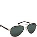 Hobie Eyewear Broad Sunglasses (Shiny Gold Frame/Grey Polarized Pc Lens)