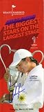 Lorena Ochoa autographed 2009 LPGA Kraft Nabisco Championship pairings guide