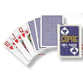 Cartamundi - 104009324 - Jeu de Soci�t� - Copag Jeu de 54 Cartes - Format Poker - Jumbo Face - 4 Index - Etui Bleu