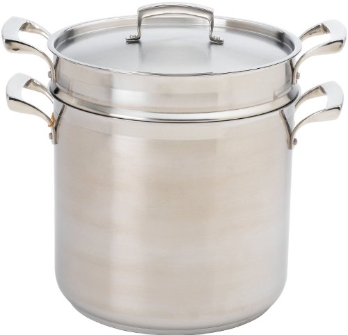 Browne Foodservice 57 24080 18/10 Stainless Steel Thermalloy Double Boiler with Insert and Cover, 11-3/4-Inch On Sale