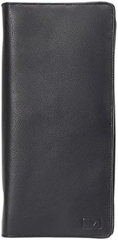 Alexander Leather RFID Blocking Travel Wallet by Zoomlite (Black)