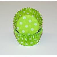 Lime Green Cupcake Liners Mini Size 100 count
