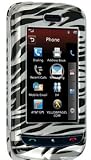 Premium Designer Hard Crystal Snap on Case for LG Xenon Cool Silver Zebra Print Photo Premium Designer Hard Crystal Snap on Case for LG Xenon Cool Silver Zebra Print