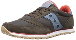 Saucony Originals Men's Jazz Low Pro Sneaker,Brown/Blue,10 M US