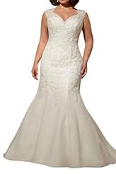 Plus Size Organza Lace Sweetheart  Dress