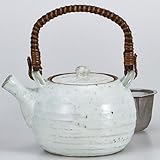 粉引青磁7号土瓶(カゴアミ付) 【土瓶 美濃焼】 / お楽しみグッズ(キッチン用品)付きセット