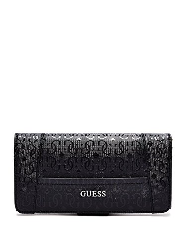 GUESS Women's Bianco Nero File Clutch