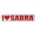  I LOVE SABRA  STREET SIGN NAME