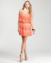 Tiered Print Dress