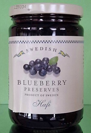 Hafi Wild Blueberry Preserves 400g Imported From Sweden by Hafi