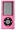 Glitter PU Leather Magenta