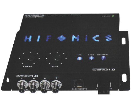 NEW HIFONICS BXIPRO1.0 Digital Bass Enhacement Processor w/Dash Mount BXIPRO10 On Sale