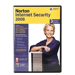 Norton Internet Security 2008 for Windows XP  Vista - Protect up to 3 PCs!