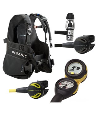 Oceanic Price-Buster Scuba Package, Regulator, BC, Octo, Computer, Diving Package, Diving Set, Scuba Set