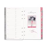 ACCO / DAY-TIMERS, INC. / DTM112350901 / Pink Ribbon Monthly Dated Looseleaf Pack, 2 Pages/Month, 3-3/4 x 6-3/4 / Sold as 1 EA