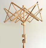 U-nitt wooden (birch) yarn swift / holder umbrella style medium: works with yarn winder U-nitt wooden (birch) yarn swift / holder umbrella style medium: works with yarn winder