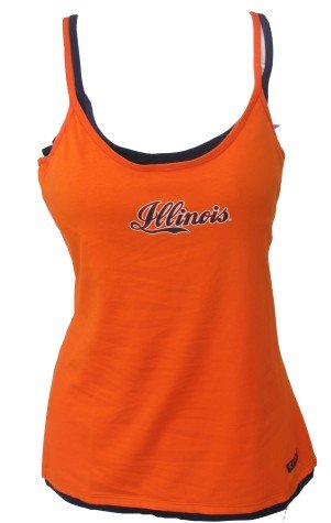 Buy Women`sIllinois Fighting Illini Home Stretch Faux Double Layered Camisole