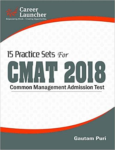 CMAT 2018- 15 Practice Sets -Book 2017 - GKP