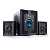 Ultron Aktivboxen SonicHome - 2.1-Kanal Multimedia-Lautsprechersystem f&uuml;r den PC - 22 Watt (Gesamt) - Schwarz