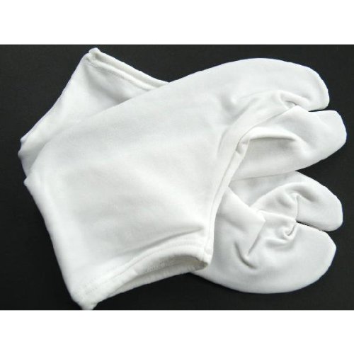 【メール便送料無料】☆靴下みたいな足袋☆ お子様用　ストレッチ足袋　白　13cm～22cmまで対応
