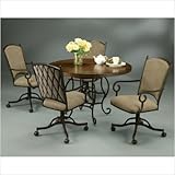 Atrium Elegant Dining Table in Autumn Rust