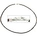 Rubber Cord Necklace Brown 16"