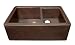 Native Trails CPS.76 Double Bowl Hammered Copper Farm / Apron Kitchen Sink