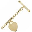 14kt Yellow Gold Heart and Chains Bracelet