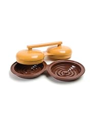 Charcoal Companion Plastic Double Hamburger Grilling Press by 