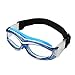 GGBuy Outdoor Sports Basketball Glasses with Adjustable Elastic Wrap Strap Safety Eyewear Glasses Goggles for Kids Adult Youngster Adolescent Basketball Golf Rugby Soccer (Blue_Kids)